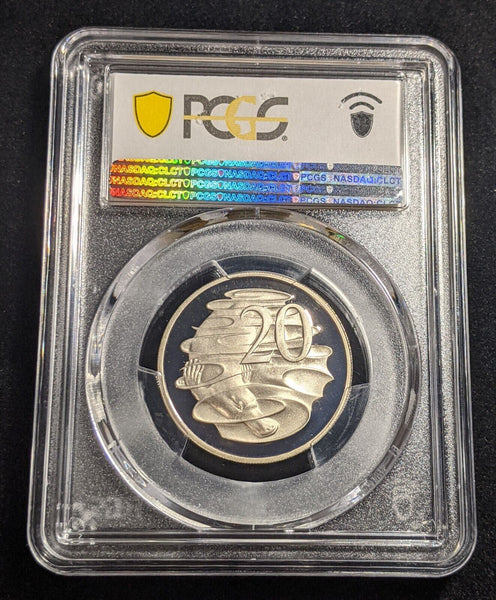 1993 Proof Twenty Cent 20c Australia PCGS PR69DCAM FDC UNC #1961
