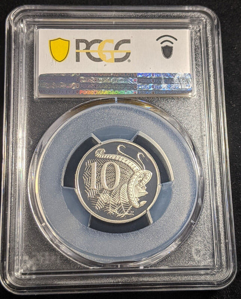 2012 Proof Ten Cent 10c Australia PCGS PR70DCAM FDC UNC #2010