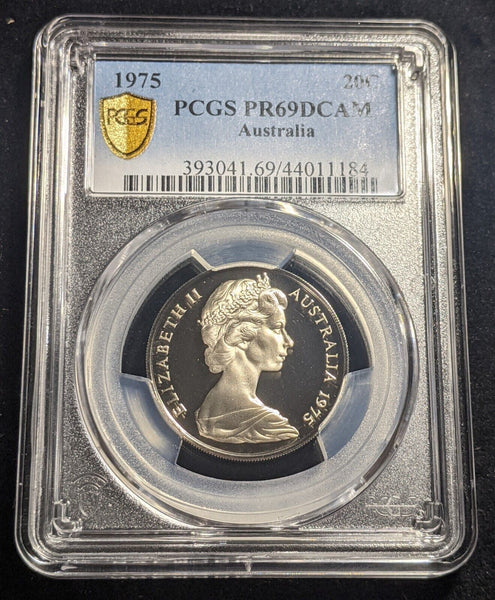 1975 Proof Twenty Cent 20c Australia PCGS PR69DCAM FDC UNC #2017