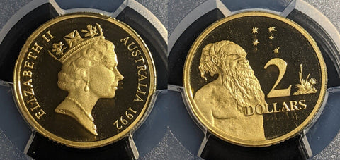 1992 Proof Two Dollar $2 Australia PCGS PR70DCAM FDC UNC #2022