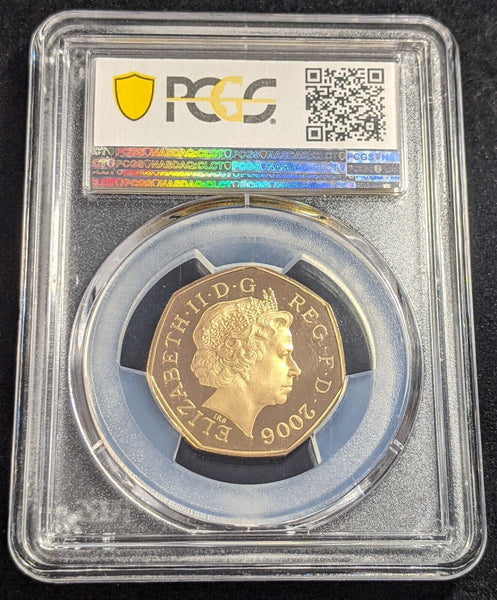 Great Britain 2006 Proof 50p S-H16 VC-Heroism Au PCGS PR69DCAM FDC UNC #2036