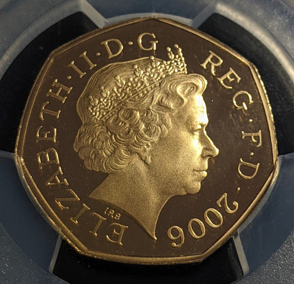 Great Britain 2006 Proof 50p S-H16 VC-Heroism Au PCGS PR69DCAM FDC UNC #2036