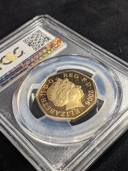 Great Britain 2006 Proof 50p S-H16 VC-Heroism Au PCGS PR69DCAM FDC UNC #2036