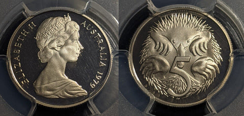 1979 Proof Five Cent 5c Australia PCGS PR69DCAM FDC UNC #2050
