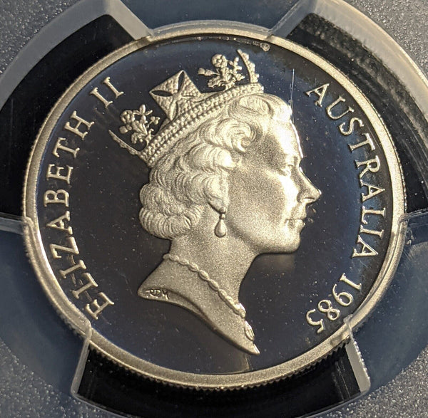 1985 Proof Ten Cent 10c Australia PCGS PR69DCAM FDC UNC #2053