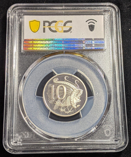 1984 Proof Ten Cent 10c Australia PCGS PR69DCAM FDC UNC #2063
