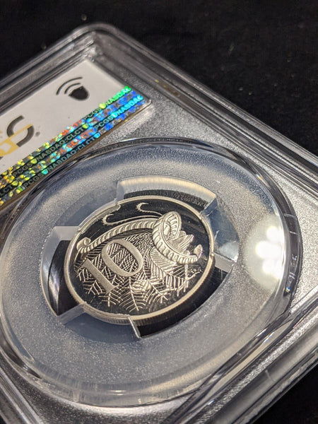 1984 Proof Ten Cent 10c Australia PCGS PR69DCAM FDC UNC #2063