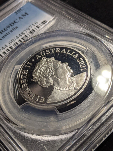 2021 Proof Twenty Cent 20c Australia PCGS PR69DCAM FDC UNC #2067