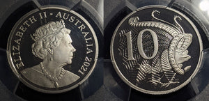 2021 Proof Ten Cent 10c Australia PCGS PR70DCAM FDC UNC #2072