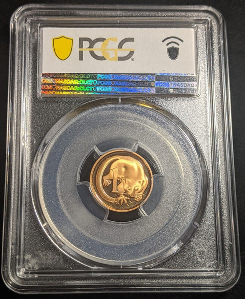1980 Proof One Cent 1c Australia PCGS PR69DCAM FDC UNC #2086