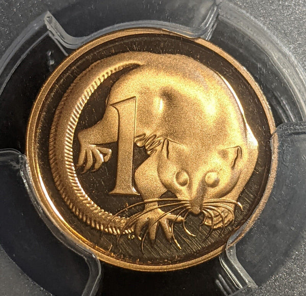 1980 Proof One Cent 1c Australia PCGS PR69DCAM FDC UNC #2086