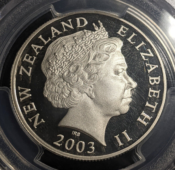 New Zealand 2003 Proof Fifty Cent 50c PCGS PR69DCAM FDC UNC POP 1/0 #2080