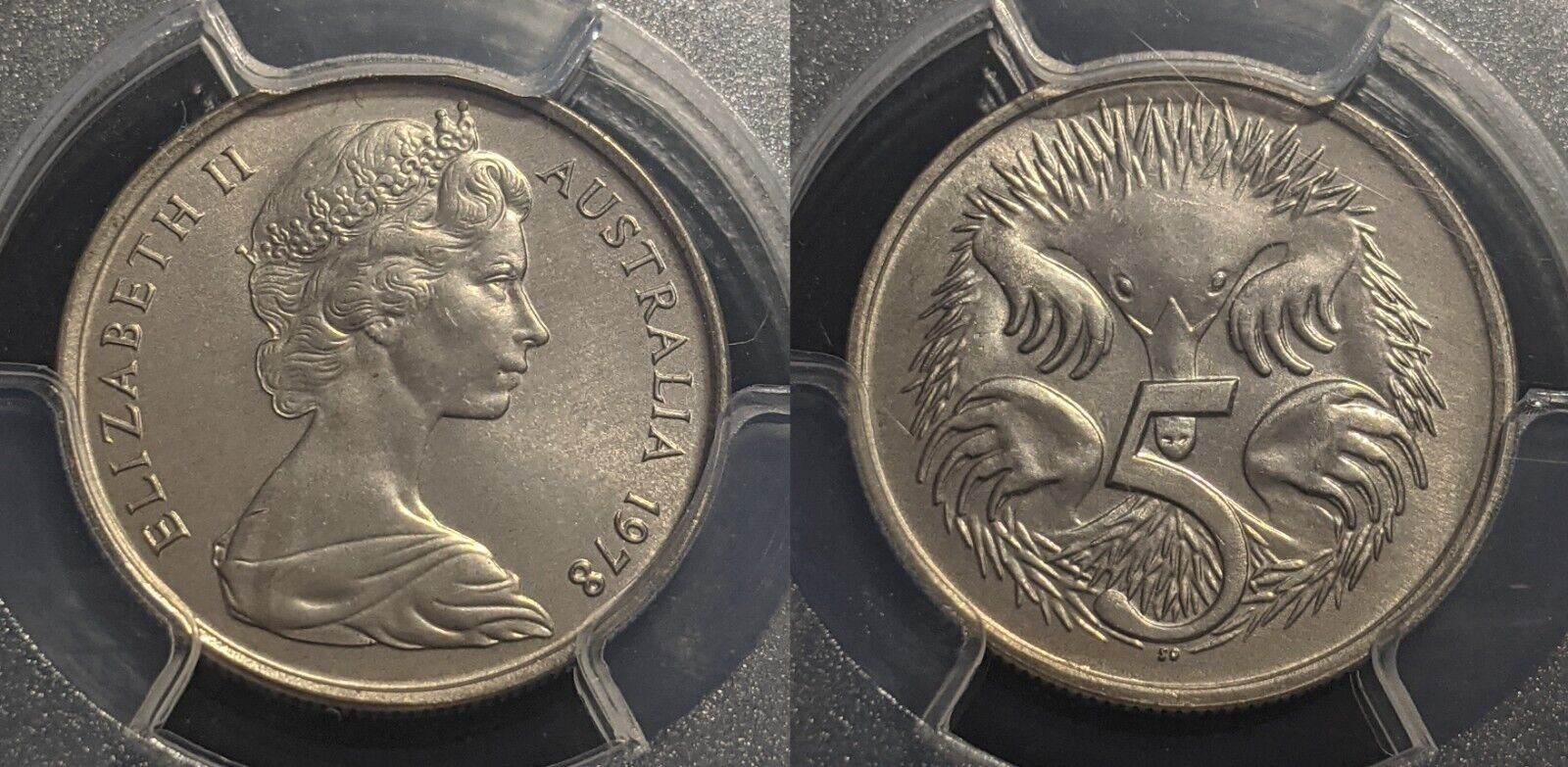 1978 Five Cent 5c Australia PCGS MS66 GEM UNC #2097
