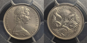 1978 Five Cent 5c Australia PCGS MS66 GEM UNC #2097