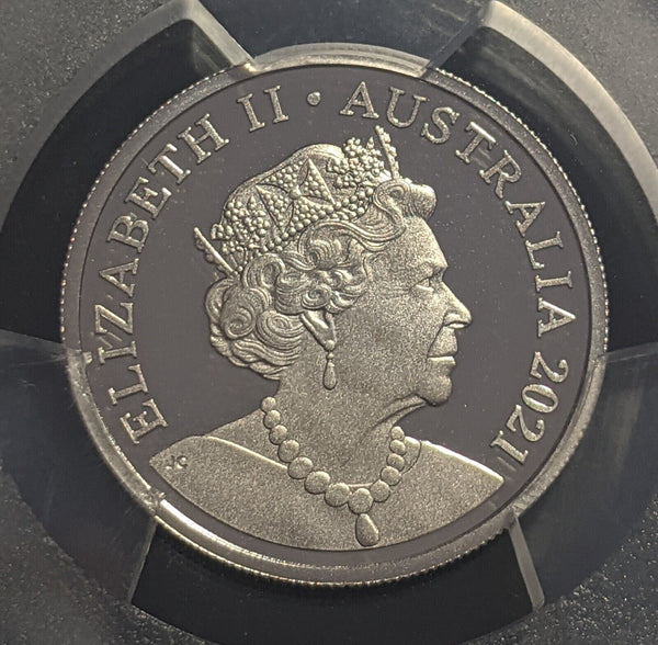 2021 Proof Ten Cent 10c Australia PCGS PR70DCAM FDC UNC #2098