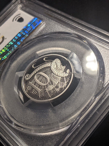2021 Proof Ten Cent 10c Australia PCGS PR70DCAM FDC UNC #2098