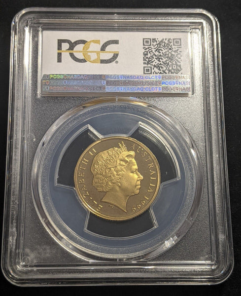 1999 Proof One Dollar $1 Older Persons Australia PCGS PR69DCAM FDC UNC #2109