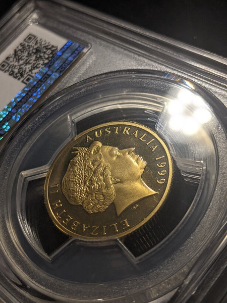 1999 Proof One Dollar $1 Older Persons Australia PCGS PR69DCAM FDC UNC #2109