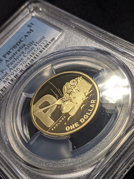 2021 Proof One Dollar $1 P Pavlova GACH Australia PCGS PR70DCAM FDC UNC #2121