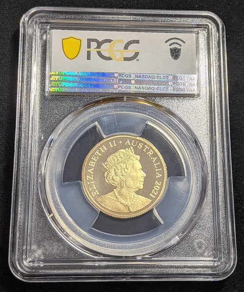 2021 Proof One Dollar $1 P Pavlova GACH Australia PCGS PR70DCAM FDC UNC #2121