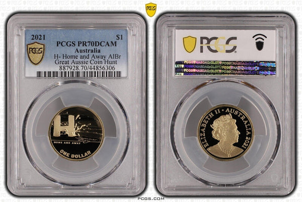 2021 Proof One Dollar $1 H Home and Way GACH Australia PCGS PR70DCAM FDC #2122