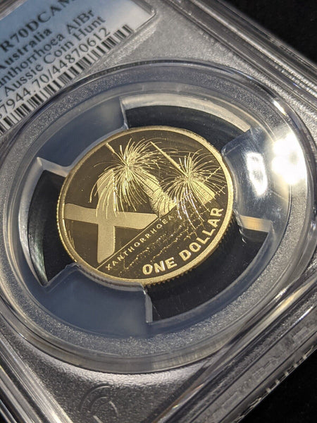 2021 Proof One Dollar $1 X Xanthorrhoea GACH Australia PCGS PR70DCAM FDC #2124