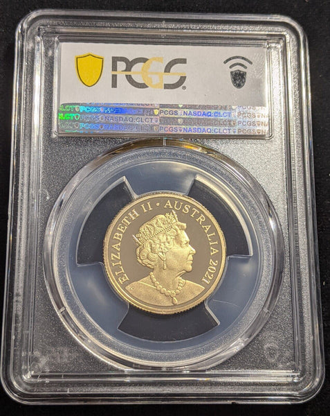 2021 Proof One Dollar $1 X Xanthorrhoea GACH Australia PCGS PR70DCAM FDC #2124