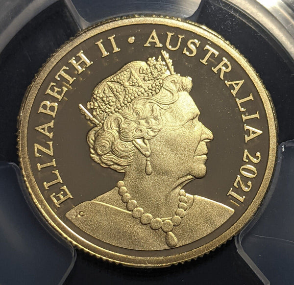 2021 Proof One Dollar $1 X Xanthorrhoea GACH Australia PCGS PR70DCAM FDC #2124