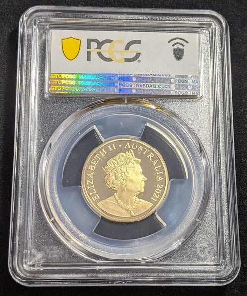 2021 Proof One Dollar $1 U Ulysses Butterfly GACH Australia PCGS PR70DCAM FDC