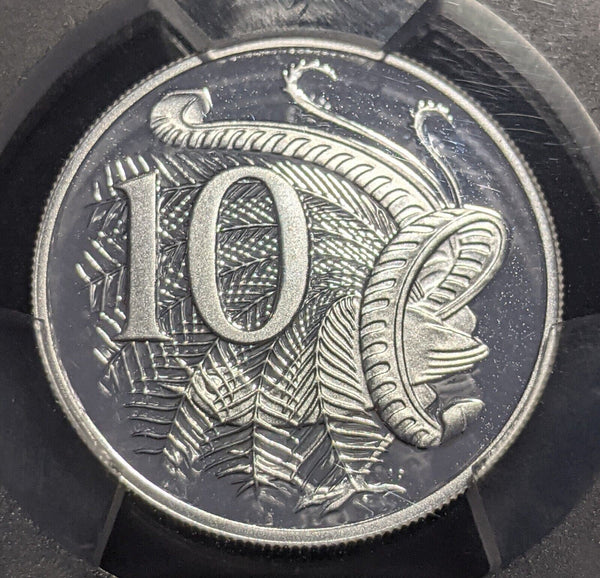 2020 Proof Silver Ten Cent 10c 6th Portrait Australia PCGS PR70DCAM FDC UNC#2126