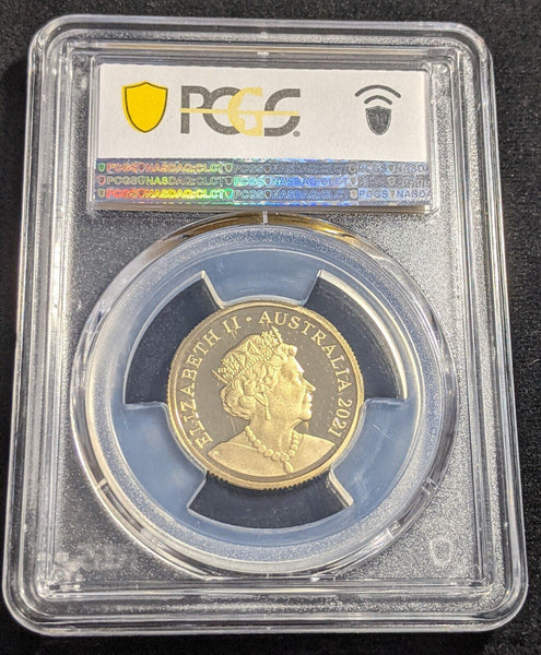 2021 Proof One Dollar $1 X Xanthorrhoea GACH Australia PCGS PR70DCAM FDC #2131