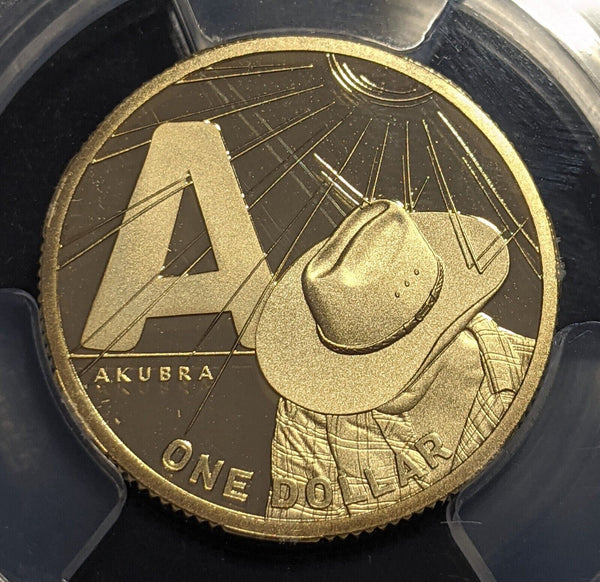 2021 Proof One Dollar $1 A Akubra GACH Australia PCGS PR70DCAM FDC UNC #2127