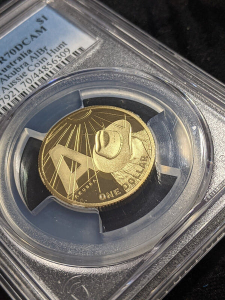 2021 Proof One Dollar $1 A Akubra GACH Australia PCGS PR70DCAM FDC UNC #2127