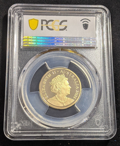 2021 Proof One Dollar $1 A Akubra GACH Australia PCGS PR70DCAM FDC UNC #2127