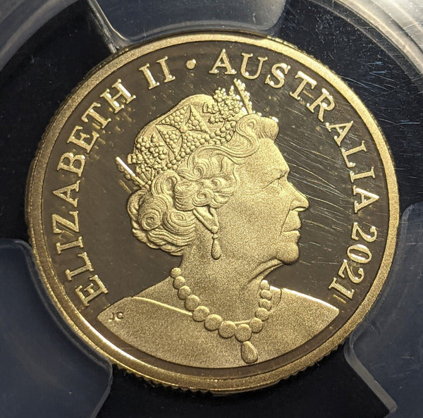 2021 Proof One Dollar $1 A Akubra GACH Australia PCGS PR70DCAM FDC UNC #2127