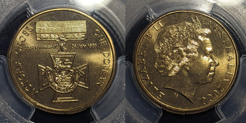 2000 One Dollar $1 Victoria Cross Australia PCGS MS68 FDC GEM UNC #2135