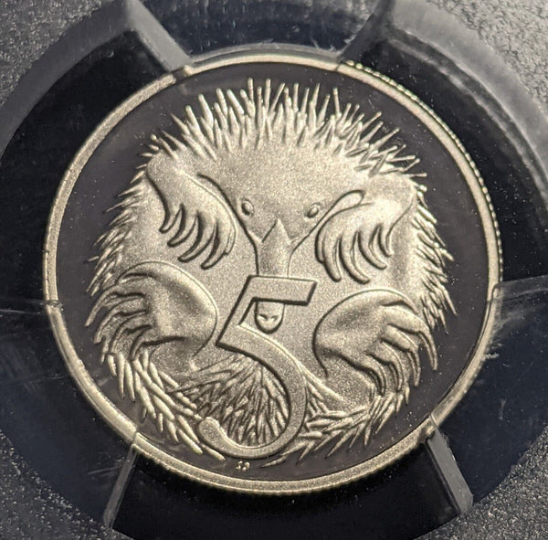 2001 Proof Five Cent 5c Australia PCGS PR70DCAM FDC UNC #2136