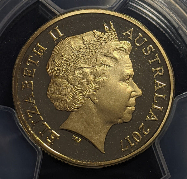 2017 Proof One Dollar $1 Australia PCGS PR70DCAM FDC UNC #2137