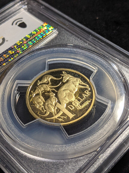 2017 Proof One Dollar $1 Australia PCGS PR70DCAM FDC UNC #2137