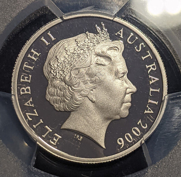 2006 Proof Ten Cent 10c Australia PCGS PR70DCAM FDC UNC #2143