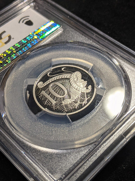 2006 Proof Ten Cent 10c Australia PCGS PR70DCAM FDC UNC #2143