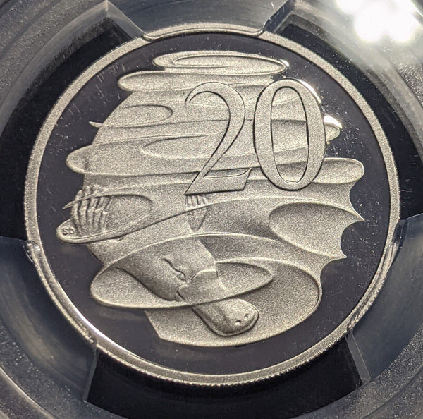 2010 Proof Twenty Cent 20c Australia PCGS PR70DCAM FDC UNC #2142