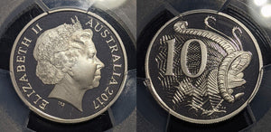 2017 Proof Ten Cent 10c Australia PCGS PR70DCAM FDC UNC #2144