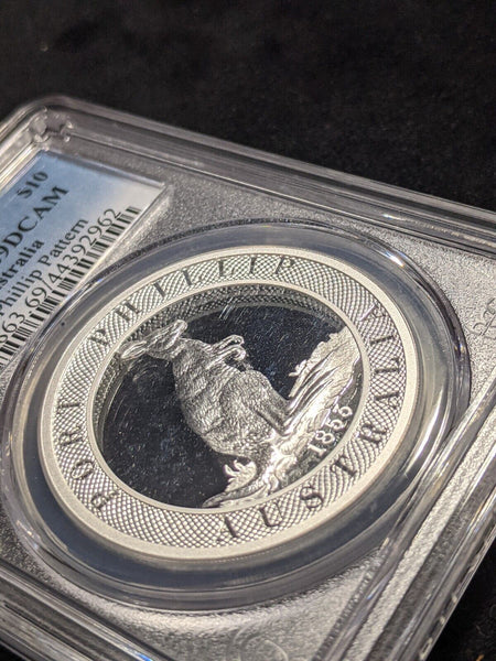 2003 Proof Silver Ten Dollar $10 Port Phillip Pattern PCGS PR69DCAM FDC UNC