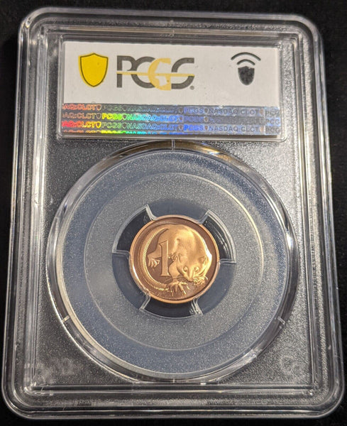 1985 Proof One Cent 1c Australia PCGS PR70DCAM FDC UNC #2146
