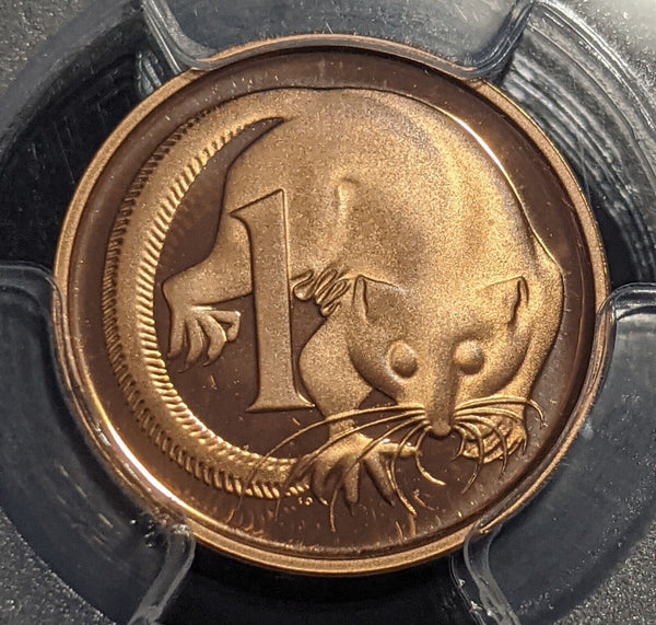 1985 Proof One Cent 1c Australia PCGS PR70DCAM FDC UNC #2146
