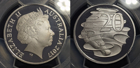 2017 Proof Twenty Cent 20c Australia PCGS PR70DCAM FDC UNC #2148