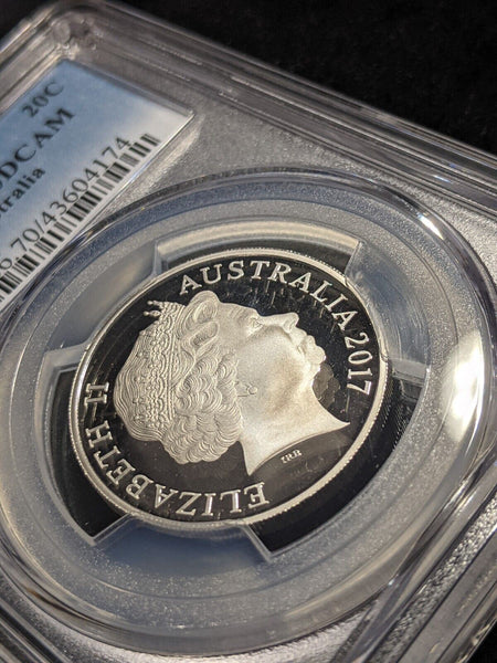 2017 Proof Twenty Cent 20c Australia PCGS PR70DCAM FDC UNC #2148