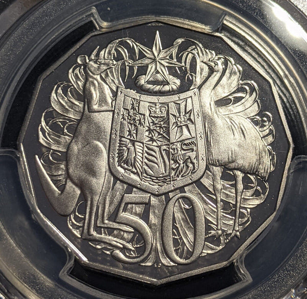 2021 Proof Fifty Cent 50c Australia PCGS PR70DCAM FDC UNC #2155