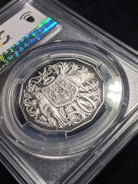 2021 Proof Fifty Cent 50c Australia PCGS PR70DCAM FDC UNC #2155